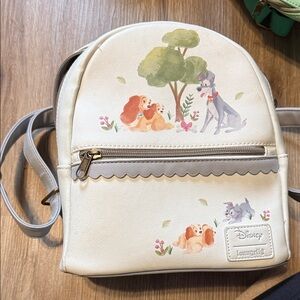 Loungefly Cream Disney Backpack